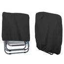 Beschermhoes voor Tuinstoel - 2 Stuks - Tuinstretcher beschermhoes - 110x71x34cm - Zwart - De ideale bescherming voor je tuinmeubelen