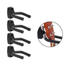 Gitarren-Wandhalterung – Gitarrenständer – 4er-Pack – verstellbar – 13,3 x 6,7 x 3,5 cm