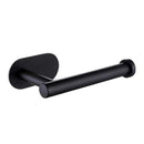 Toiletrolhouder - Zwart - Zelfklevend - Industriële WC rolhouder - RVS