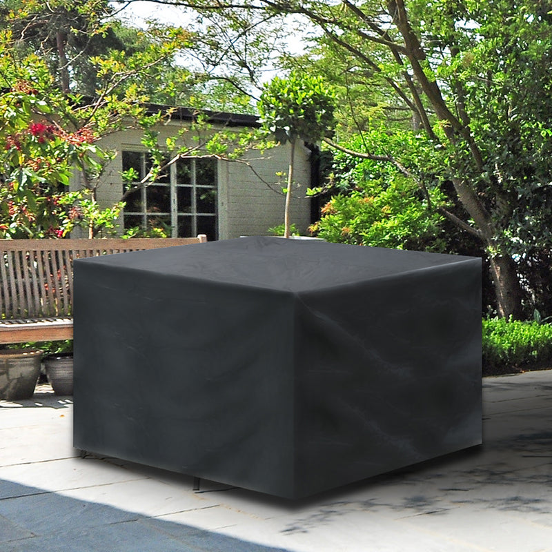 Beschermhoes voor tuinmeubelen - 213 x 132 x 74 cm - Zwart - Waterdicht - Afdekhoes