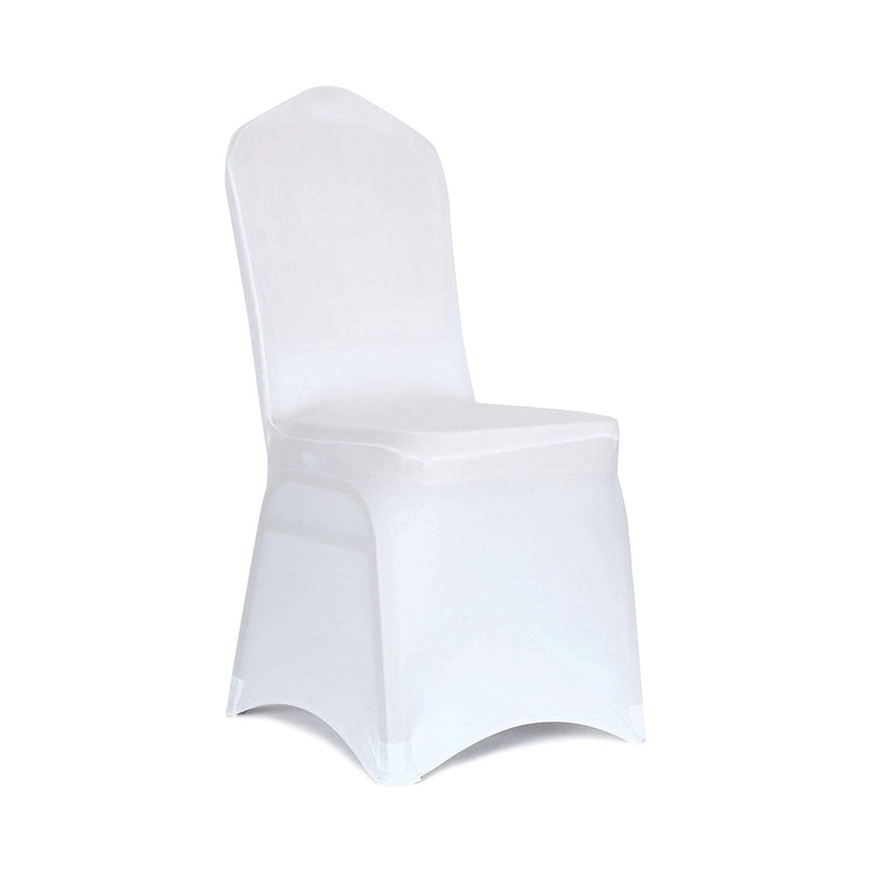 Stuhlhussen - 10 Stück - Weiß - Schützen Sie Ihre Stühle stilvoll