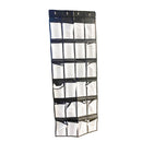 Schoenenkast Hangend - Schoenenzak 24 vakken - Opbergen van Schoenen aan Deur - Zwart / Wit