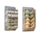 BH- und Unterwäsche-Organizer – 20 Aufbewahrungsfächer – BH-Trennwand für Schrank – Hängende Unterwäsche-Trennwand – grau