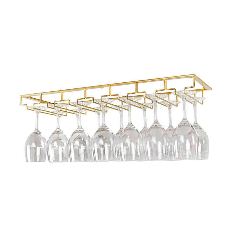 Ophangrek Wijnglazen - 21 glazen - Goud - Wijnglazenhouder - Glazenrek