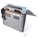 Nachttasche – Hellgrau – Filz-Aufbewahrungstasche für Bett oder Sofa – Bett-Organizer