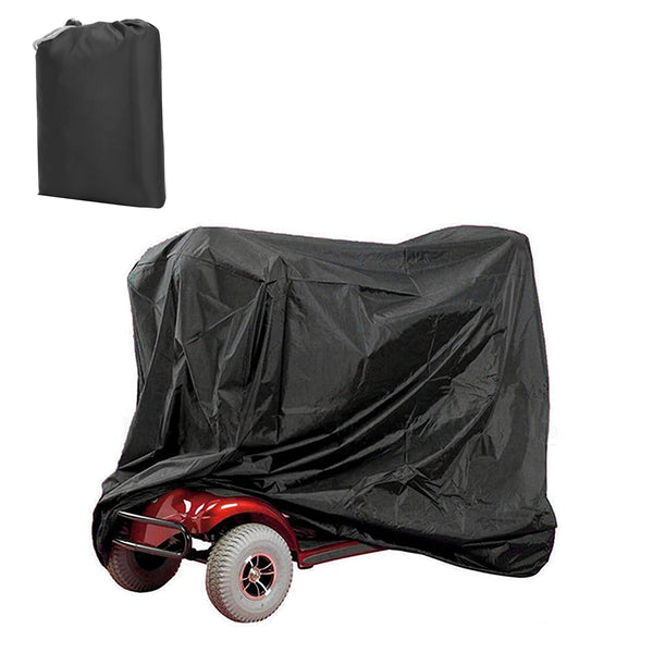 Abdeckung für Mobilitätsroller – Schwarz – Schutzhülle für Mobilitätsroller – 140 x 91 x 68 cm – Regenschutz