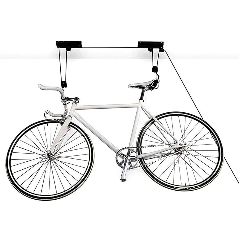Fahrradaufhängungssystem - Fahrradlift - Decke - Bis 22 kg - Schwarz