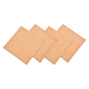 Pinnwand aus Kork quadratisch - selbstklebend - 4 Stück - 30 x 30 x 0,7 cm