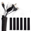 Kabelgoot - Kabel Organiser Set - 6 Stuks - Zwart