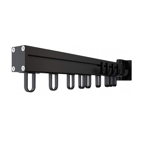 Kleiderständer – 21 Haken – verstellbar – 7 cm x 58,5 cm – Schwarz