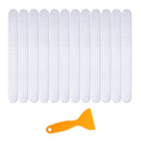 Anti Slip Strip Strips - 25 stuks - Transparant - 20 cm x 2 cm - Inclusief Schraper