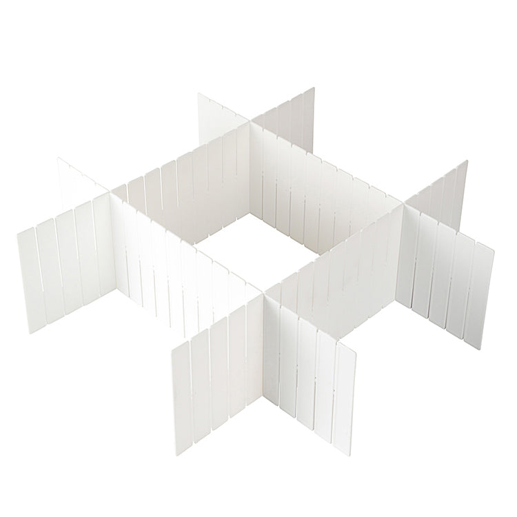 Schubladenteiler - 4 Stück - Weiß