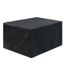 Schutzhülle für Gartenmöbel - 213 x 132 x 74 cm - Schwarz - Wasserdicht - Abdeckung