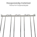 Ophangrek Wijnglazen - Zilver - 12 Glazen - Wijnglazenhouder - 4 Rijen