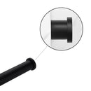 Toiletrolhouder - Zwart - Zelfklevend - Industriële WC rolhouder - RVS