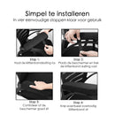 Armlehnenkissen Bürostuhl - Universal - Schwarz - 2 Stück