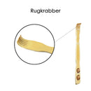 Ruggenkrabber - Houten rugkrabber - 47 cm lang met massagewieltjes - Rugmassage