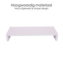 Monitorständer – 50 cm x 20 cm x 8 cm – Weiß