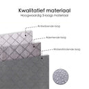 Bed Organizer - Ruime Opbergzakken - Grijs - 3 stuks - Onderbed tas