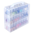 Nagellak Organizer - Koffer met Vakverdeling - Ruimte voor 48 Verschillende Nagellakpotjes - 35 x 30 cm - Kunststof - Naaigarenopbergkoffer