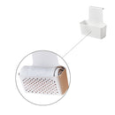 Keukendeur organizer - Wit - 24,4 x 23,5 x 10,2 cm - Keukenkast organiser - Deurmand - Gootsteenkast organizer - Hangende Organizer