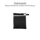 Schutzhülle für Gartenmöbel - 213 x 132 x 74 cm - Schwarz - Wasserdicht - Abdeckung