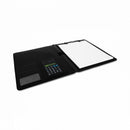 Conferentiemap A4 - Zwart - Inclusief calculator - Luxe Schrijfmap Opbergmap