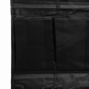 Schuhschrank zum Aufhängen - Schuhbeutel 24 Fächer - Aufbewahrung von Schuhen an der Tür - Schwarz