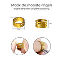 Schmuckherstellung Starter-Set - Gold - DIY Schmuck - 850-tlg