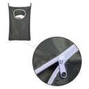 Hängender Wäschekorb - 2 Stück - Schwarz - 120 Liter - Hängender faltbarer Wäschesack