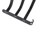 Handtuchhalter für die Wand – 3 Schichten – Schwarz – Industrielles Badezimmerregal – Handtuchhalter Wandmontage – Handtuchstange