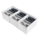 Kleding organizer - 3 stuks - Wit/Wit - Opberger voor Broeken, T-shirts, Overhemden en Topjes