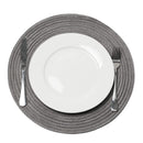 Placemat - 2 stuks - Placemat 38 cm - Grijs