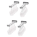 Weinregal – Weinglasregal – Weinglasaufbewahrung – Weinglashalter – 4 Stück – 38 x 12,7 cm