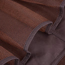 Schoenenkast Hangend - Schoenenzak 24 vakken - Opbergen van Schoenen aan Deur - Schoenenzak Bruin - Oplossing voor rondslingerende schoenen - Hoogwaardige Schoenenkast