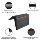 Nachttasche – Dunkelgrau – Filz-Aufbewahrungstasche für Bett oder Sofa – Bett-Organizer