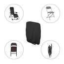 Beschermhoes voor Tuinstoel - 2 Stuks - Tuinstretcher beschermhoes - 110x71x34cm - Zwart - De ideale bescherming voor je tuinmeubelen