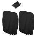 Beschermhoes voor Tuinstoel - 2 Stuks - Tuinstretcher beschermhoes - 110x71x34cm - Zwart - De ideale bescherming voor je tuinmeubelen