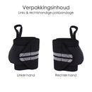 Fitness / Crossfit Wristband - Wrist Bandage Wrist Support Wraps - Wrist Bandage Band - Set Of 2 Pieces - Black/Grey