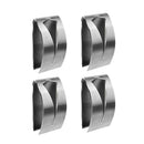 Handtuchhaken - Edelstahl - 4 Stück - Selbstklebende Handtuchhaken - Keine Schrauben erforderlich
