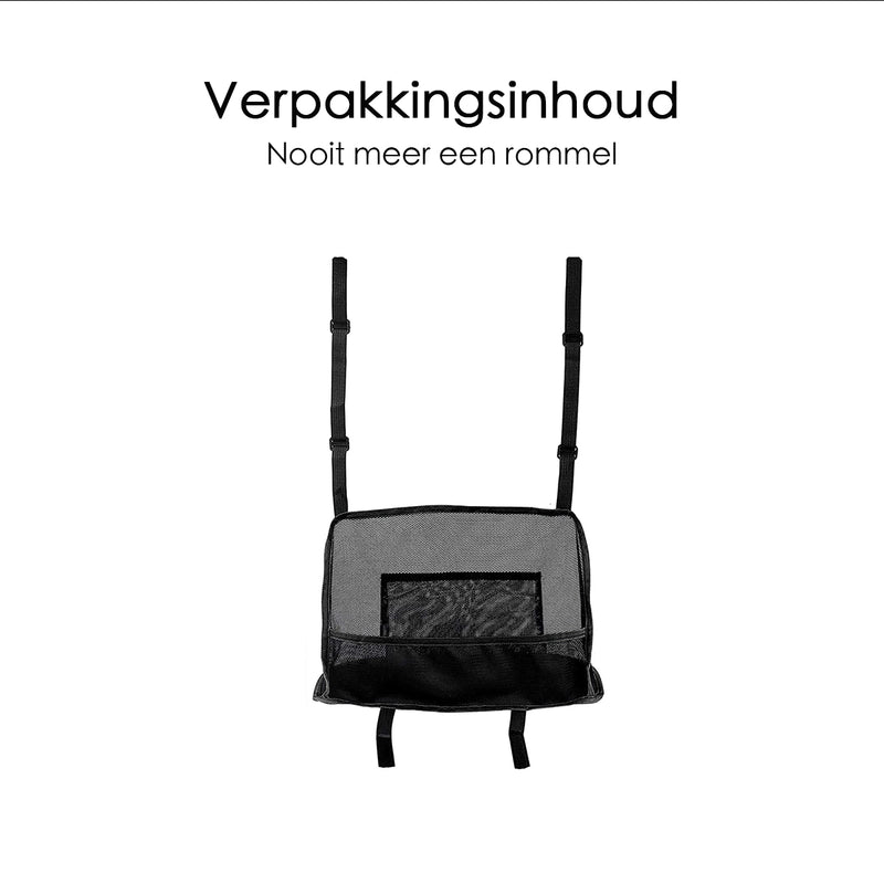 Auto Organizer - Autostoel & Achterbank - 40 x 17,5 cm - Zwart