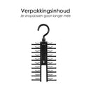 Krawatten-Organizer – für 20 Krawatten – drehbar – schwarz