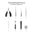 Pediküre-Set mit Nagelknipser - 8-teiliges Set - Pediküre-Set - Pediküre-Sets - Pediküre-Set Professional - Maniküre-Set - Pediküre-Set Füße