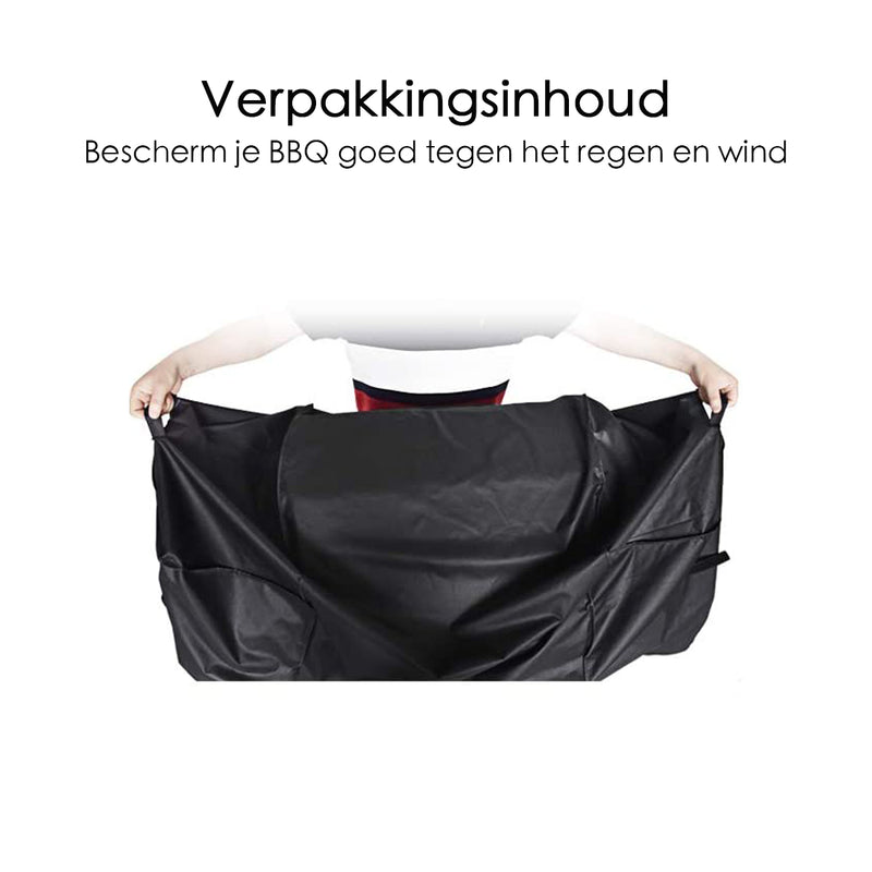 BBQ hoes - Waterproof - Verstelbaar - 147 x 61 x 122 cm - Zwart - Barbecue Hoes