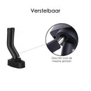 Gitarren-Wandhalterung – Gitarrenständer – 4er-Pack – verstellbar – 13,3 x 6,7 x 3,5 cm