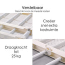Schrankregal - Verstellbar - Belastbar bis 25 kg - 53/90x30 cm - Weiß