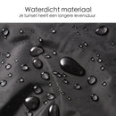 Schutzhülle für Gartenmöbel - 213 x 132 x 74 cm - Schwarz - Wasserdicht - Abdeckung