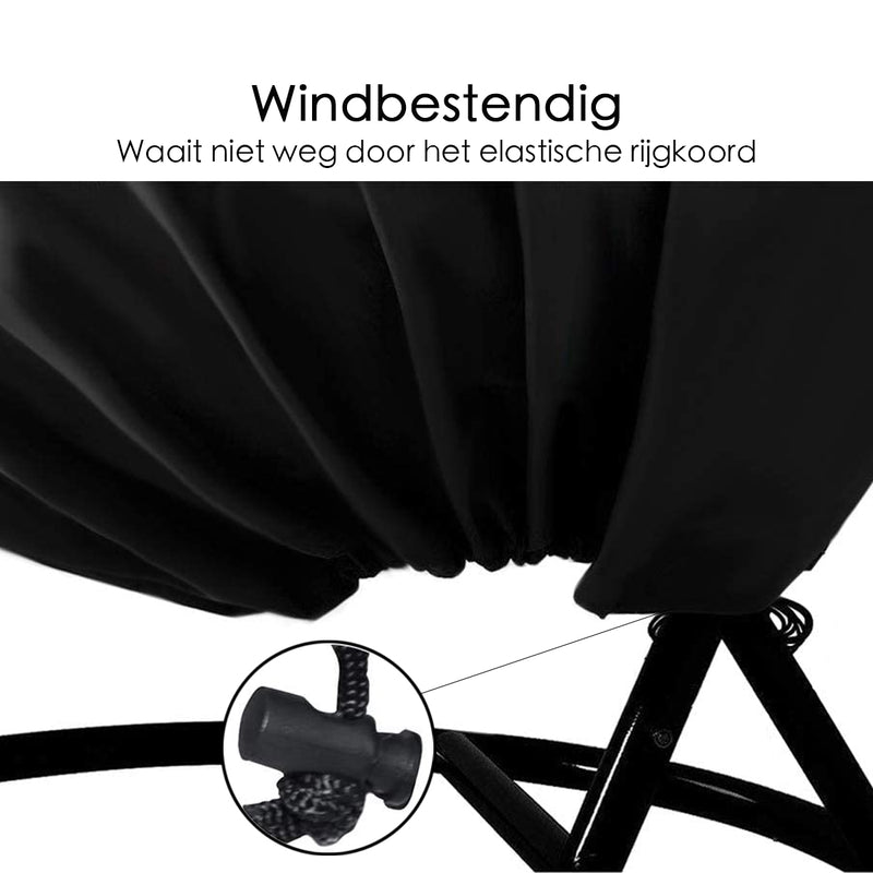 Egg Swing beschermhoes - 2 Persoonsstoel - Beschermhoes Hangstoel Egg - Waterproof - Universeel model