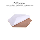 kurk prikbord - Prikbord - Zeshoek - Zelfklevend - 3 stuks