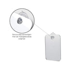 Make-up Spiegel Wit - Spiegeltje - Badkamer Spiegel - Waterbestendig - Reisspiegel - 17 x 13 cm